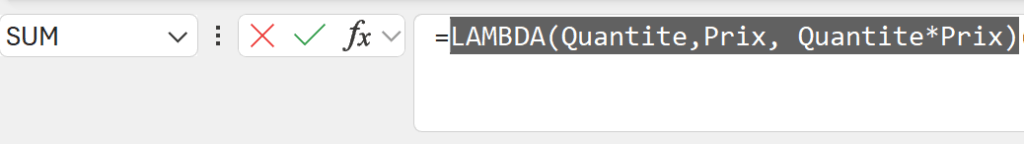 La fonction Lambda