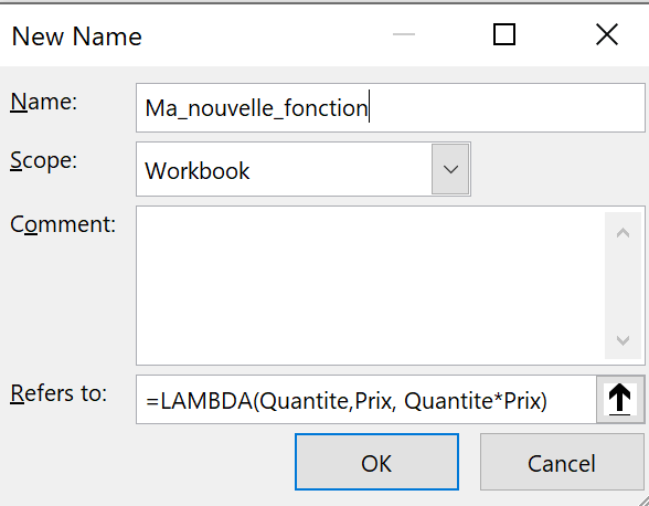 La fonction Lambda