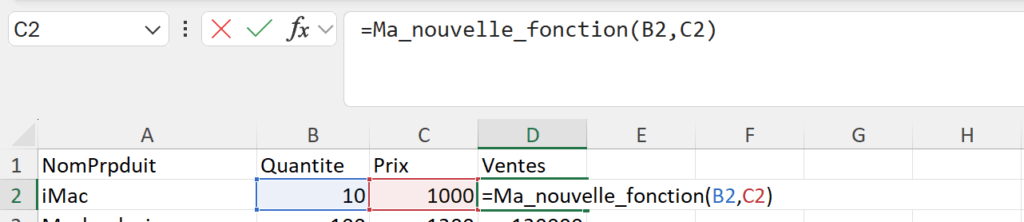 La fonction Lambda