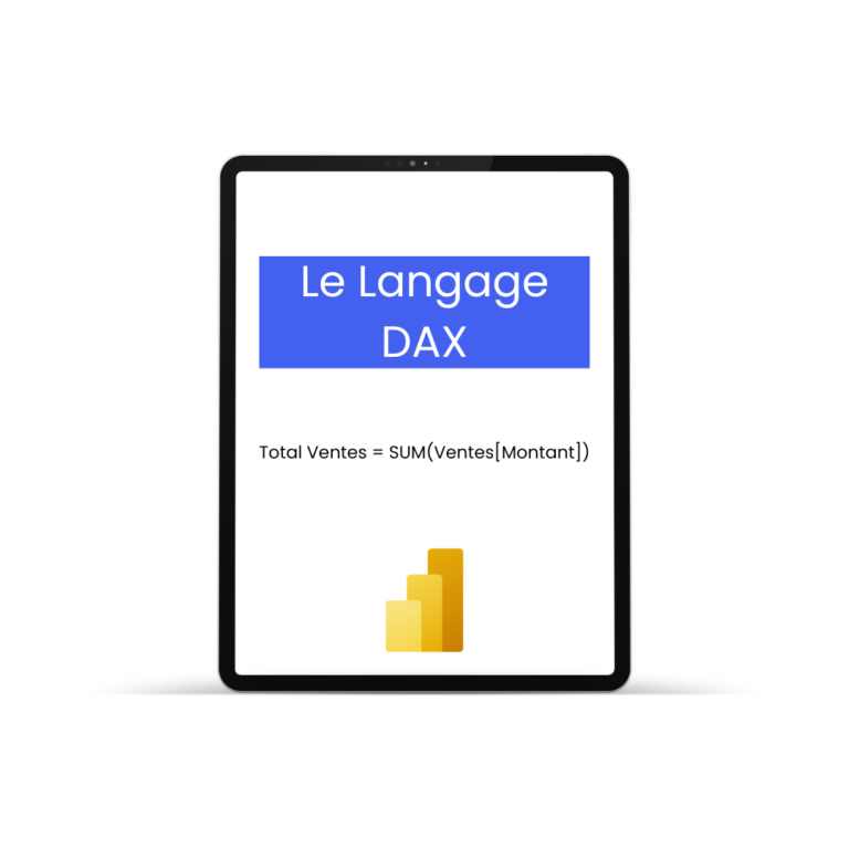 Le langage DAX