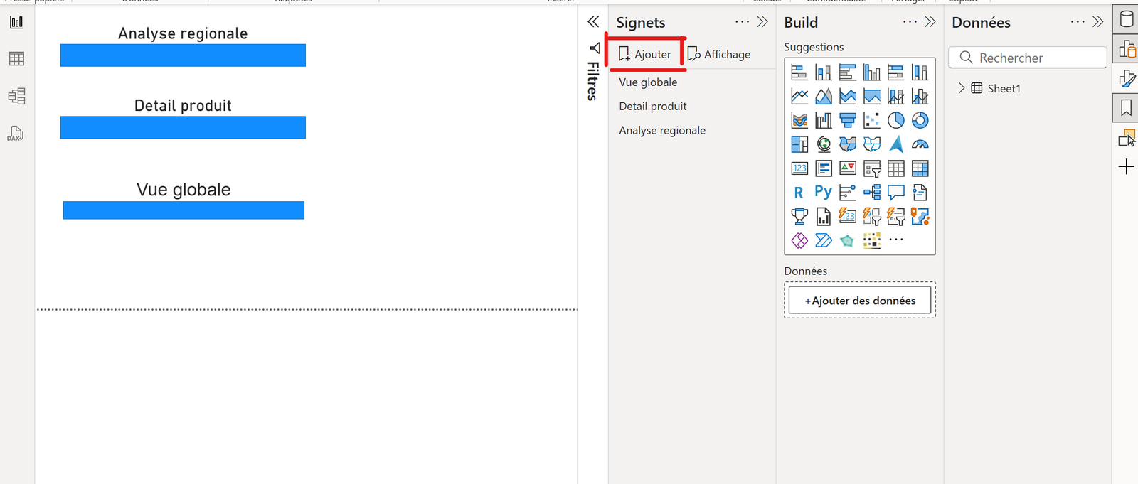 Signets Power BI