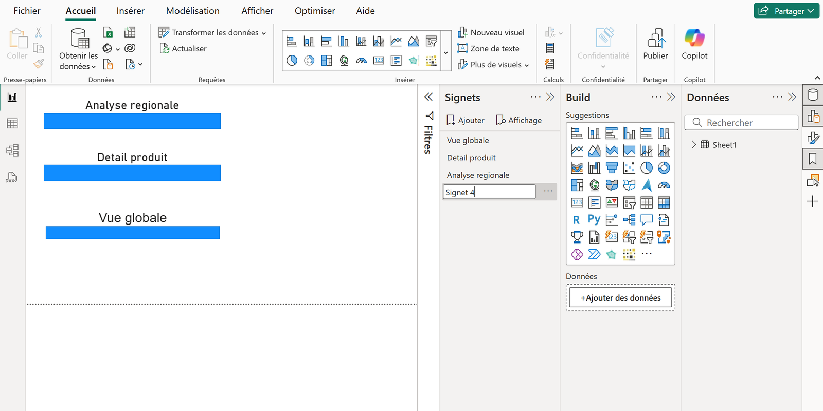 Signets Power BI