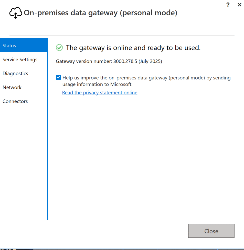 Gateways Power BI