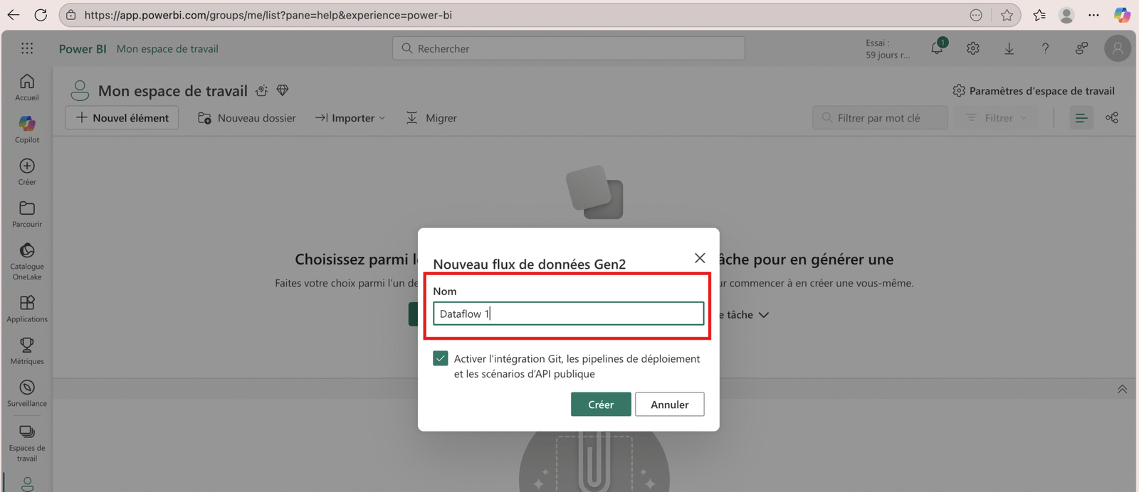 Dataflow Power BI