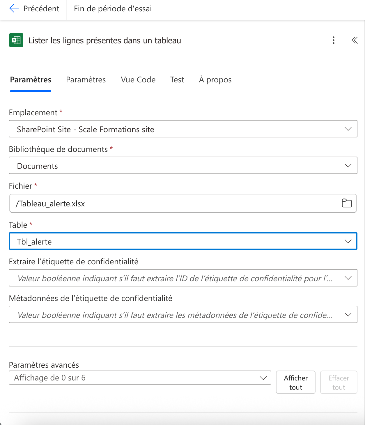 automatiser les alertes RH avec PowerAutomate